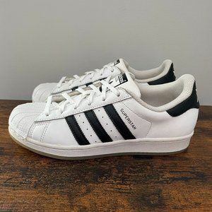 black adidas shell toe mens